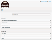 Tablet Screenshot of biscuit-sainte-mere-eglise.com